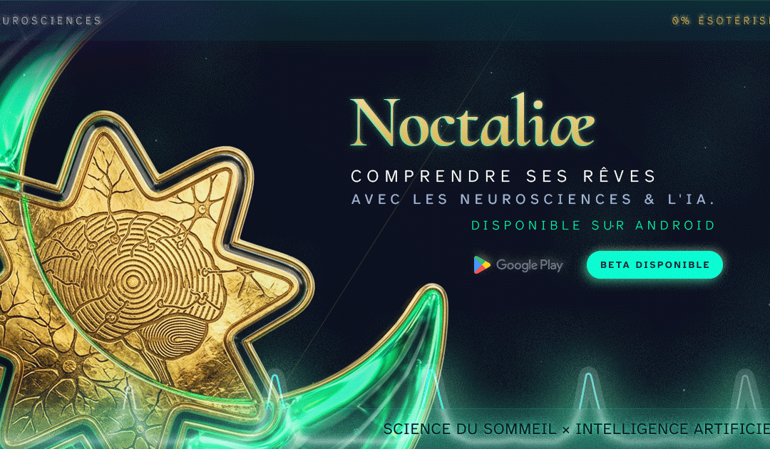 Noctaliæ : l&rsquo;application qui analyse vos rêves avec les neurosciences